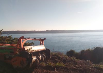 Débroussaillage dans le Finistère